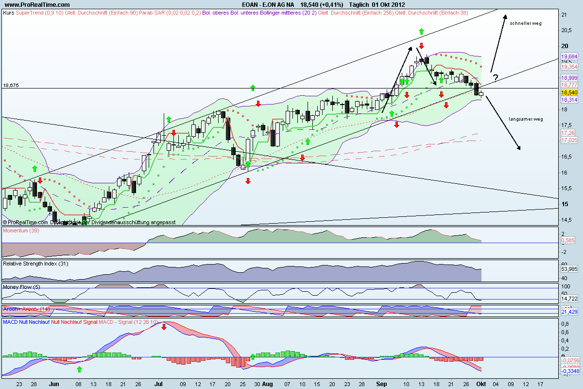 E.on wieder Ertragsfähig vorläufiges Kursziel 25 € 541440