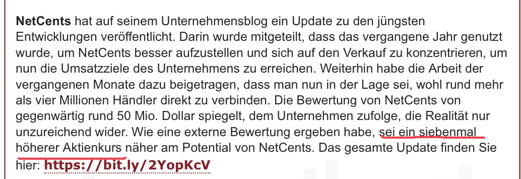 Netcents Technology Thread moderiert A2AFTK 1104374