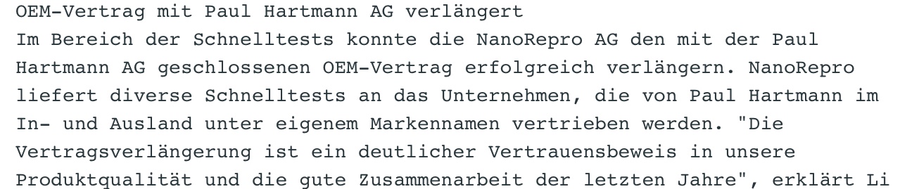 Nanorepro Durchbruch in 2011 ?? 1165458