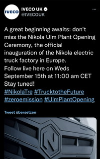 NIKOLA Corporation US6541101050 Nachfolge Thread V 1273555
