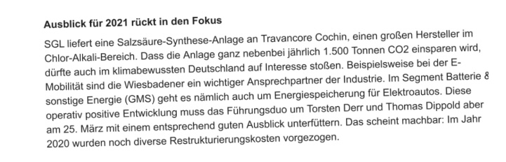 die neue SGL Carbon - ein Turnaroundkandidat? 1238634