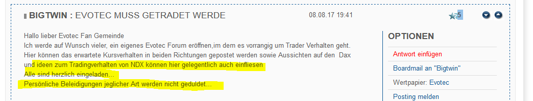 EVOTEC muss getradet werde 1068175