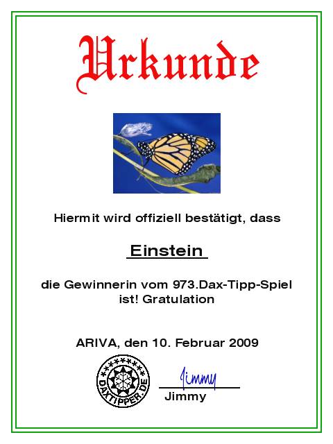 975.DAX Tipp-Spiel Do,12.02.09.17.45 Uhr 215801