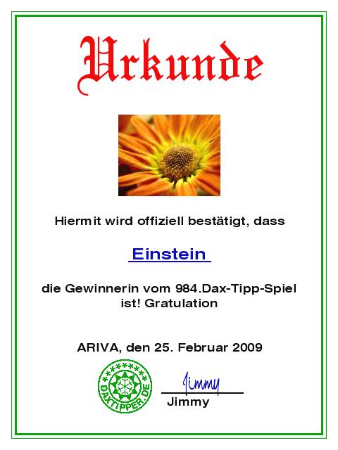 986.DAX Tipp-Spiel Freitag,27.02.09.17.45 Uhr 218799