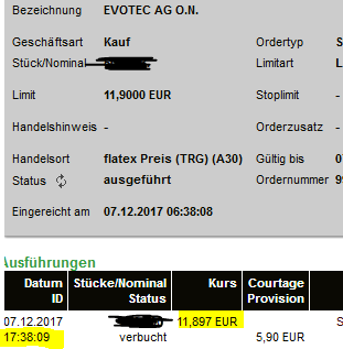 EVOTEC muss getradet werde 1028921