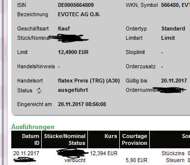 EVOTEC muss getradet werde 1025120