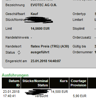 EVOTEC muss getradet werde 1036822