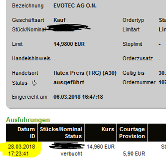 EVOTEC muss getradet werde 1047678