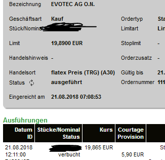 EVOTEC muss getradet werde 1070745