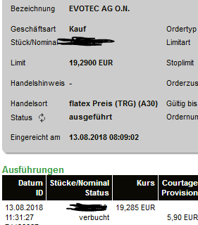 EVOTEC muss getradet werde 1069420