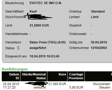 EVOTEC muss getradet werde 1108979