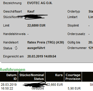 EVOTEC muss getradet werde 1104370