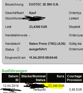 EVOTEC muss getradet werde 1106814