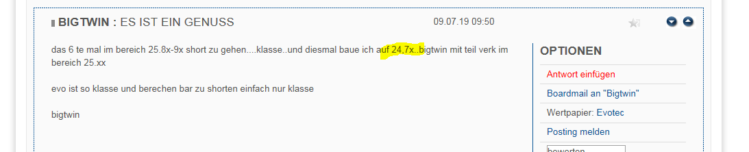 EVOTEC muss getradet werde 1122798