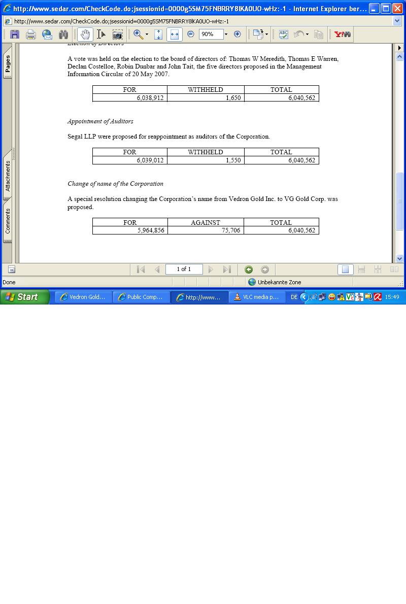 Vedron FAKTEN VG Kanada 107531