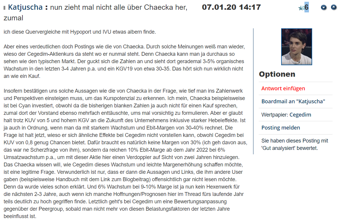 Cegedim (WKN:895036) 1409179