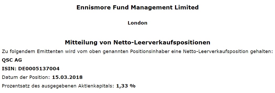 QSC, kritisch betrachtet 1045523