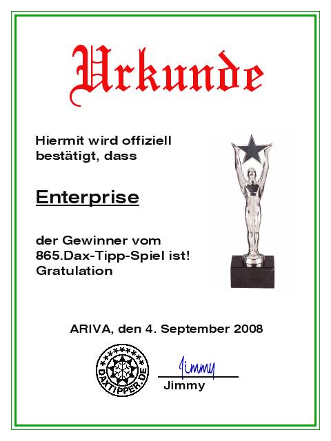 866.DAX Tipp-Spiel *Freitag* 05.09.08, 17.45 Uhr 184343