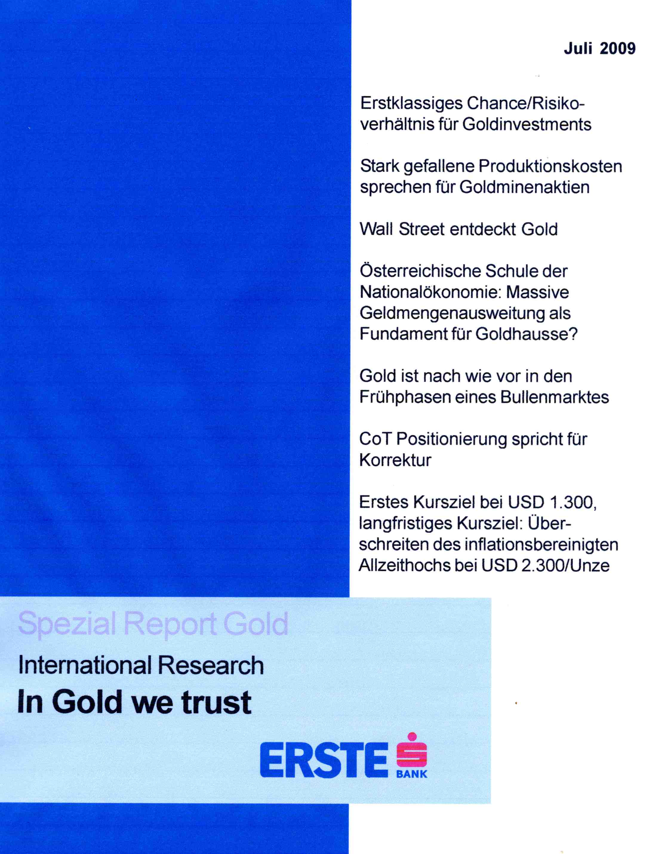 Wenn das Gold redet, dann schweigt die Welt! 242603