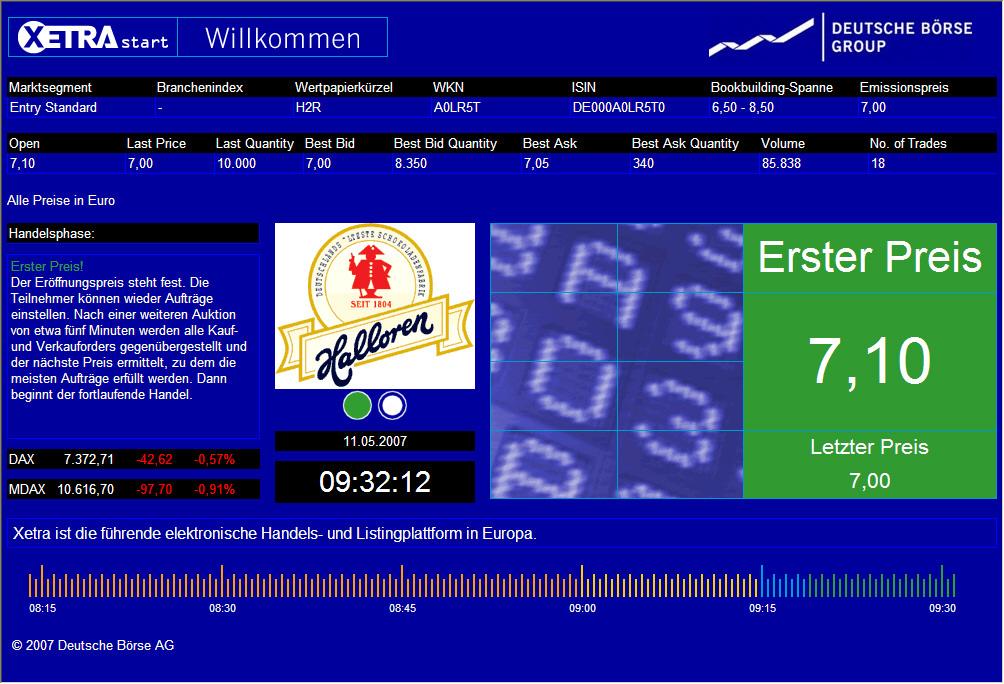 hm lecker...Schokolade ...Halloren Schokoladenfab. 97444
