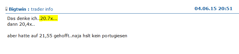 Nordex - Die Chance! 830976