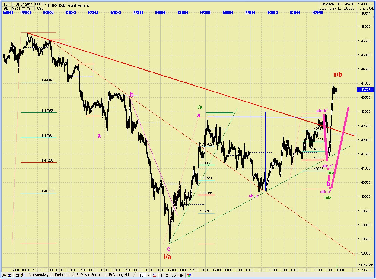 Elliott Wave EUR/USD daily 423106