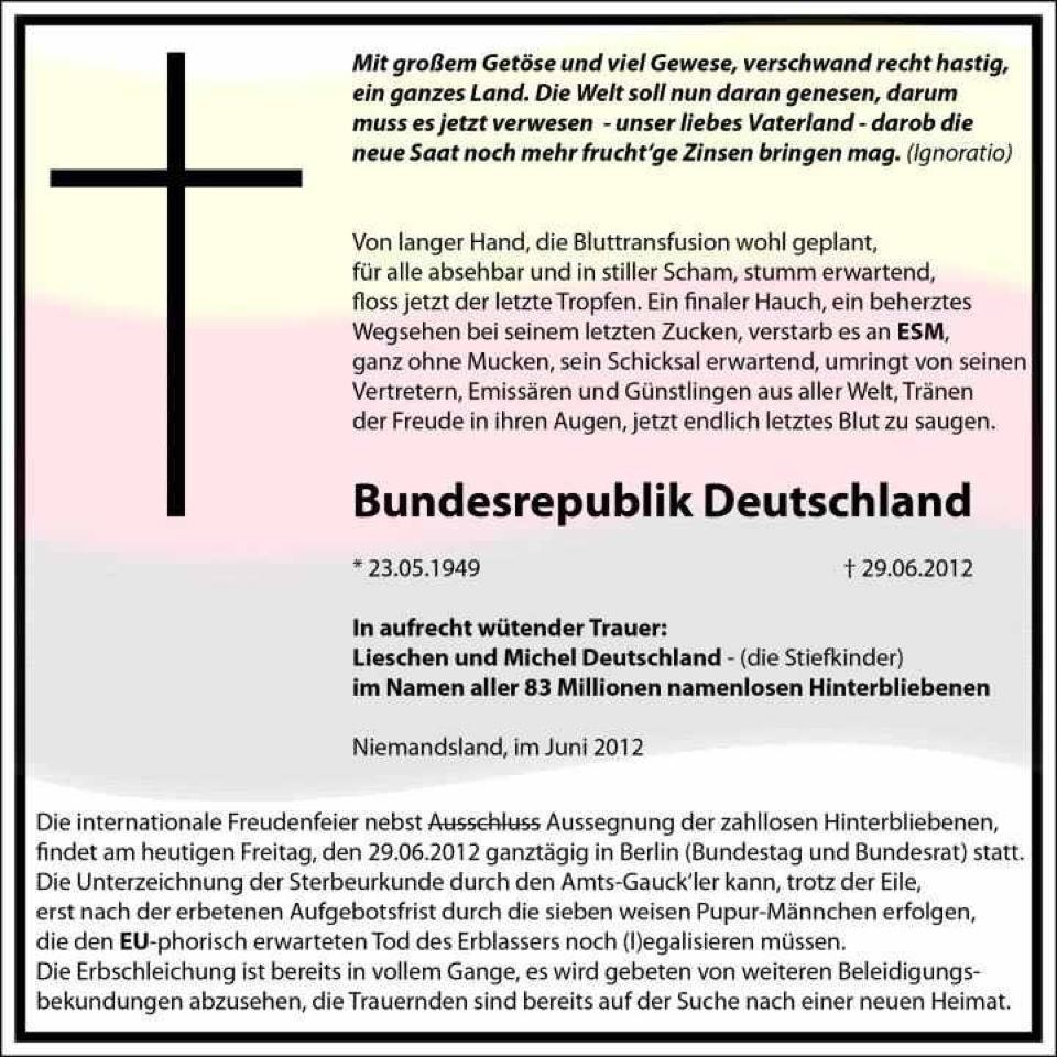 Wenn das Gold redet, dann schweigt die Welt! 518892