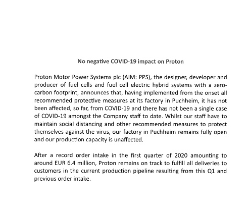 Proton Power neue Nachrichten neuer Kurs 1182074