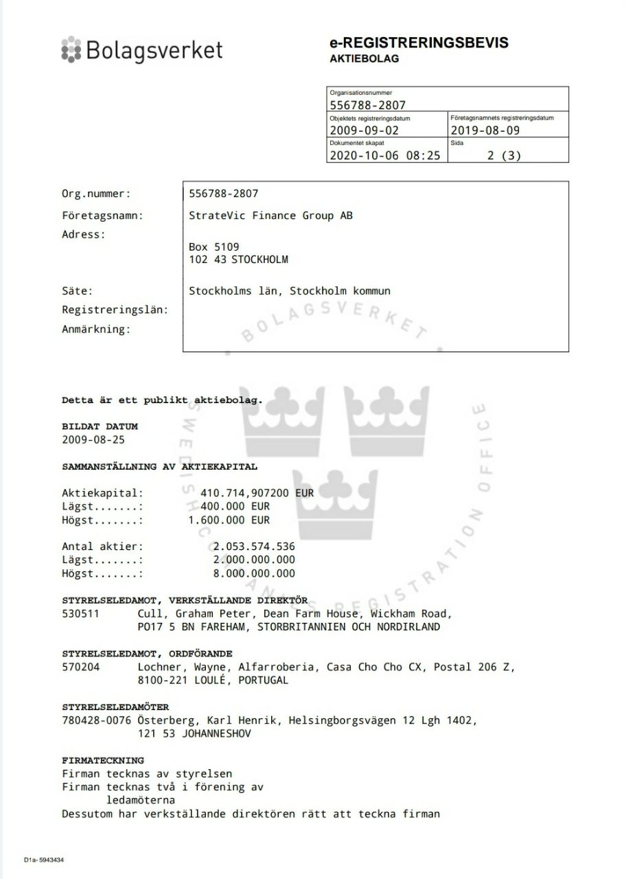 Blockchain -neue Kursrakete? WKN A116BG Stockholm 1205094
