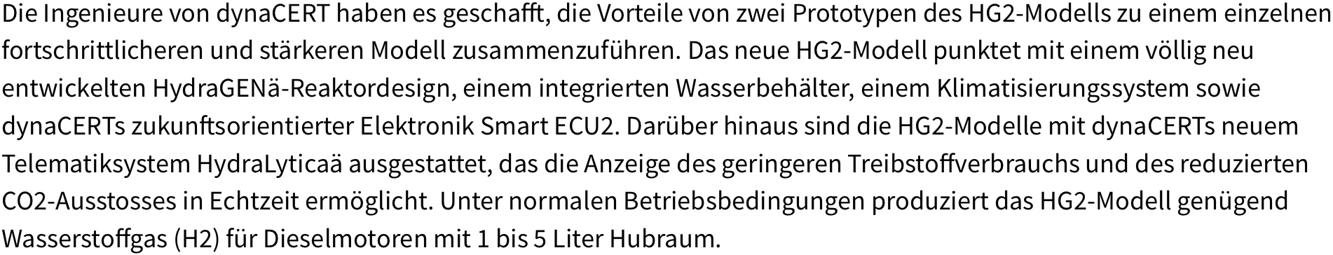 Nachrüsteinheit für saubere Dieselverbrennung 1131042