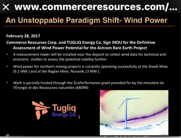 COMMERCE RESOURCES (€ 0,208) 1017870