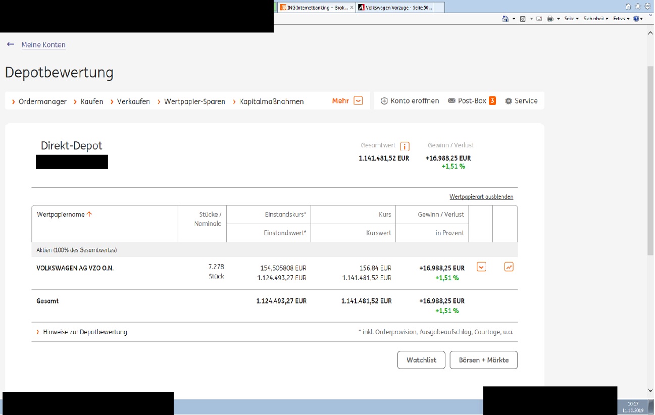 Volkswagen Vorzüge 1138730