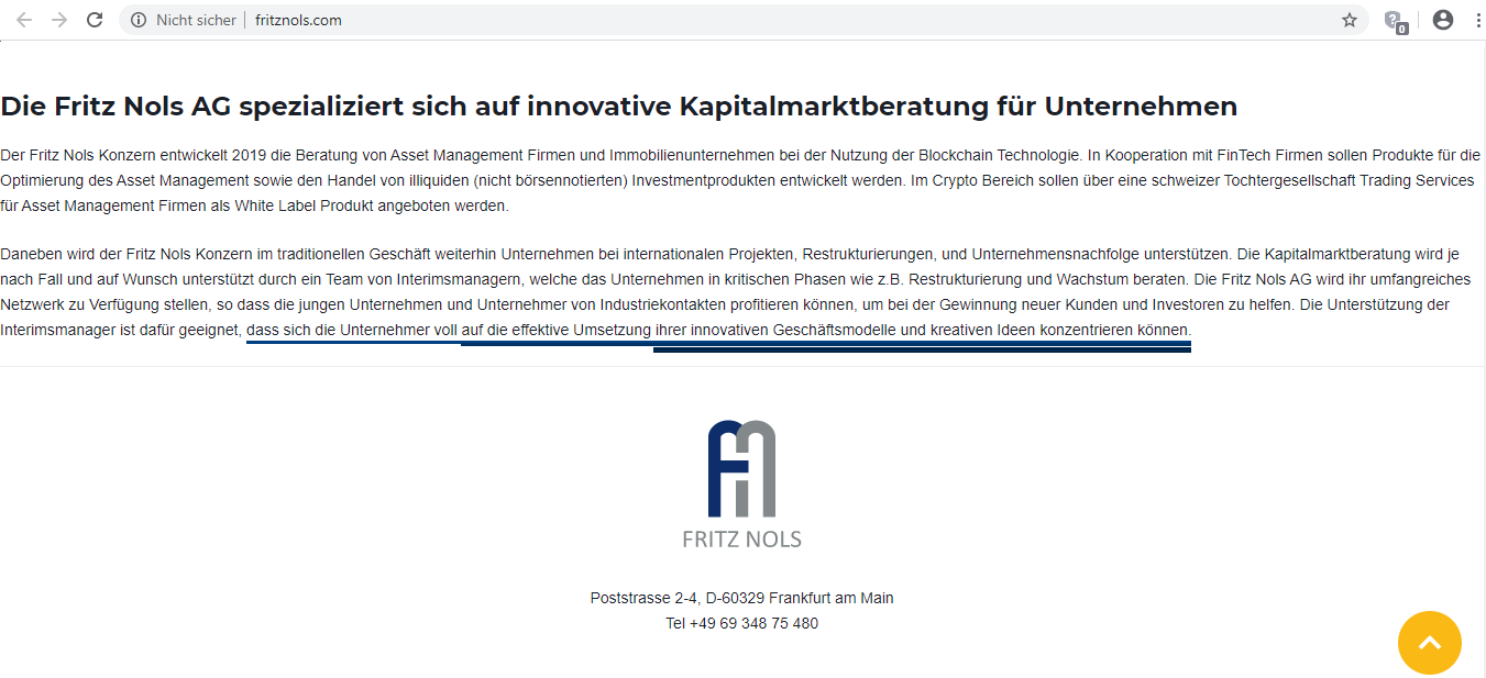 Neuausricht lt. Vorstand : Blockchain / Clockchain 1170943