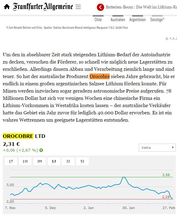 OROCOBRE LTD - Neuer Stern am Lithiumhimmel (?) 975256