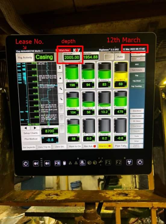 Öl-Projekt 88 Energy Project in der heißen Phase 1305012