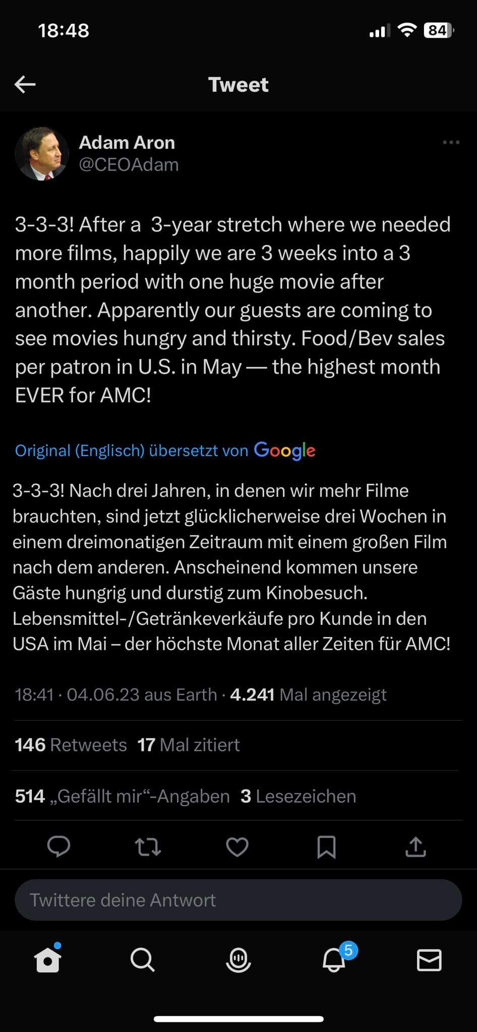 AMC Entertainment Holdings 2.0 - Todamoon?!? 1375602