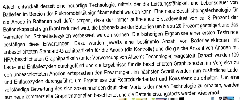 ALTECH CHEMICALS LTD Keiner merkt es 1249950