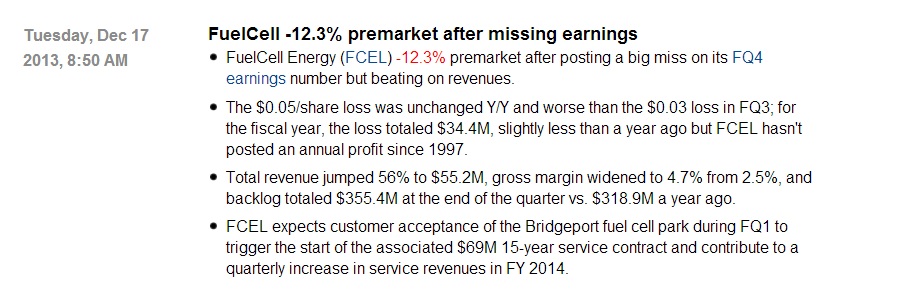 FCEL vor Gewinnschwelle 2013 701244