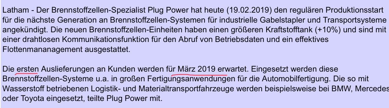 Plug Power - Brennstoffzellen 1113314