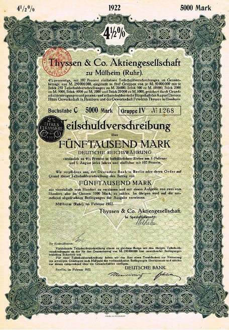 Thyssen, gute Chancen, einige Risiken. 1112457