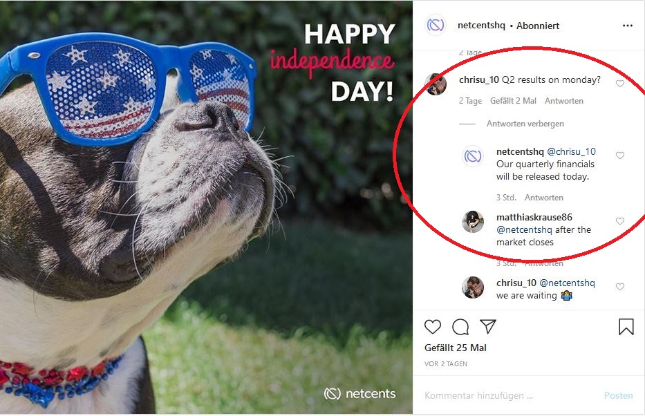 Netcents Technology Thread moderiert A2AFTK 1189340