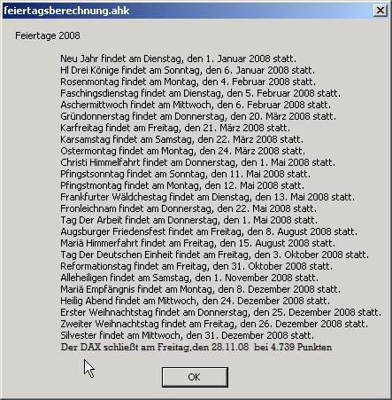 926.DAX Tipp-Spiel *Freitag* 28.11.08, 17.45 Uhr 202305