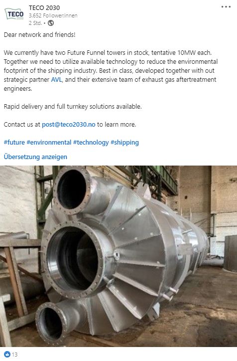 TECO 2030 ASA - Wasserstoff für Schiffe 1294624