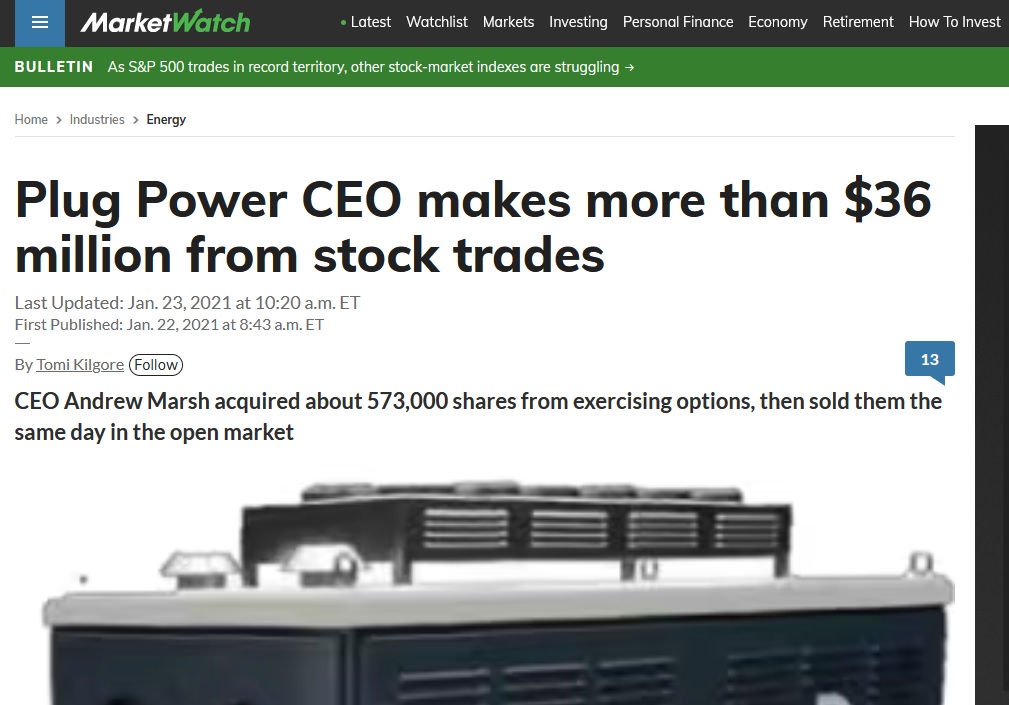 Plug Power - Brennstoffzellen 1409724