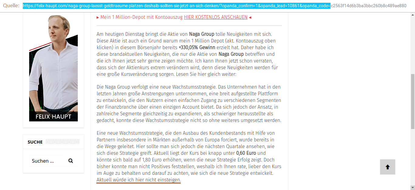 IPO:The Naga Group AG 1150940