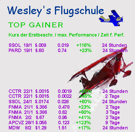 Wesleys Flugschule - US Auslese 379557
