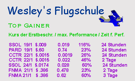 Wesleys Flugschule - US Auslese 375781