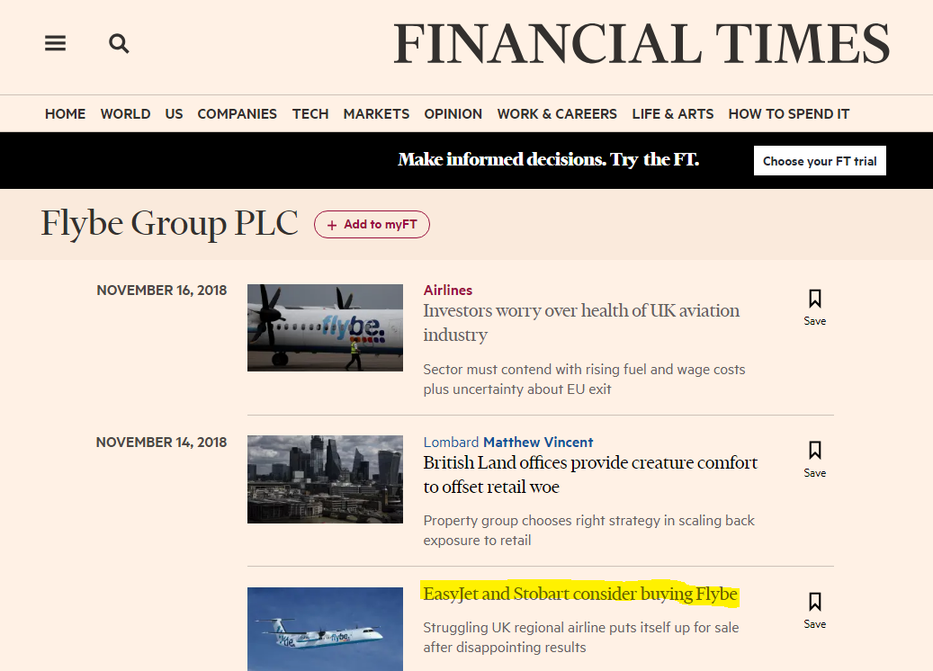 Flybe - Europas größte Regionalairline 1083344