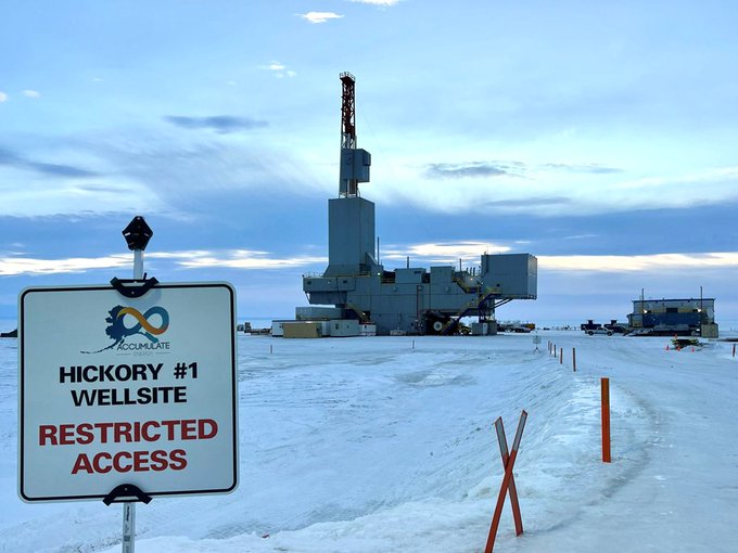 Öl-Projekt 88 Energy Project in der heißen Phase 1361301