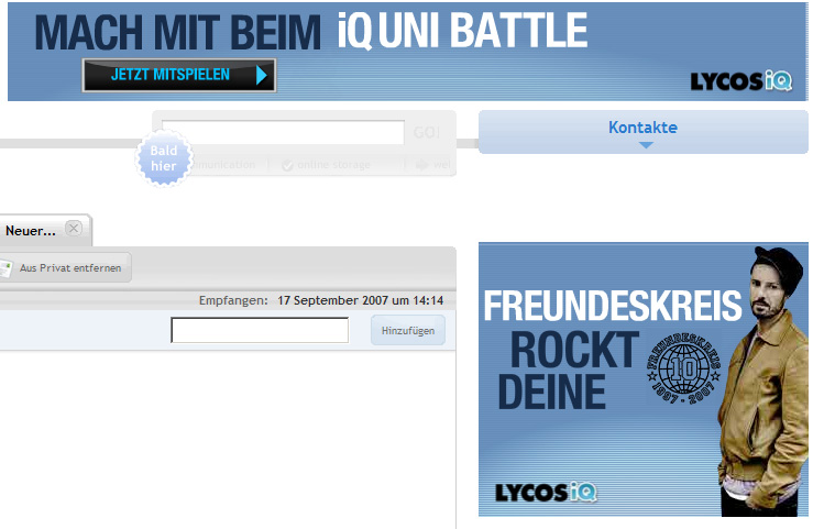 Lycos, wann geht der Hund von der Kette? 120506